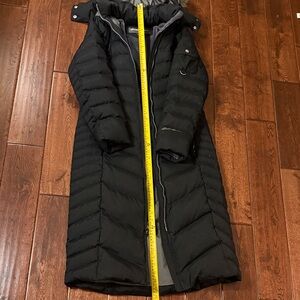 Eddie Bauer Black Long Down Parka